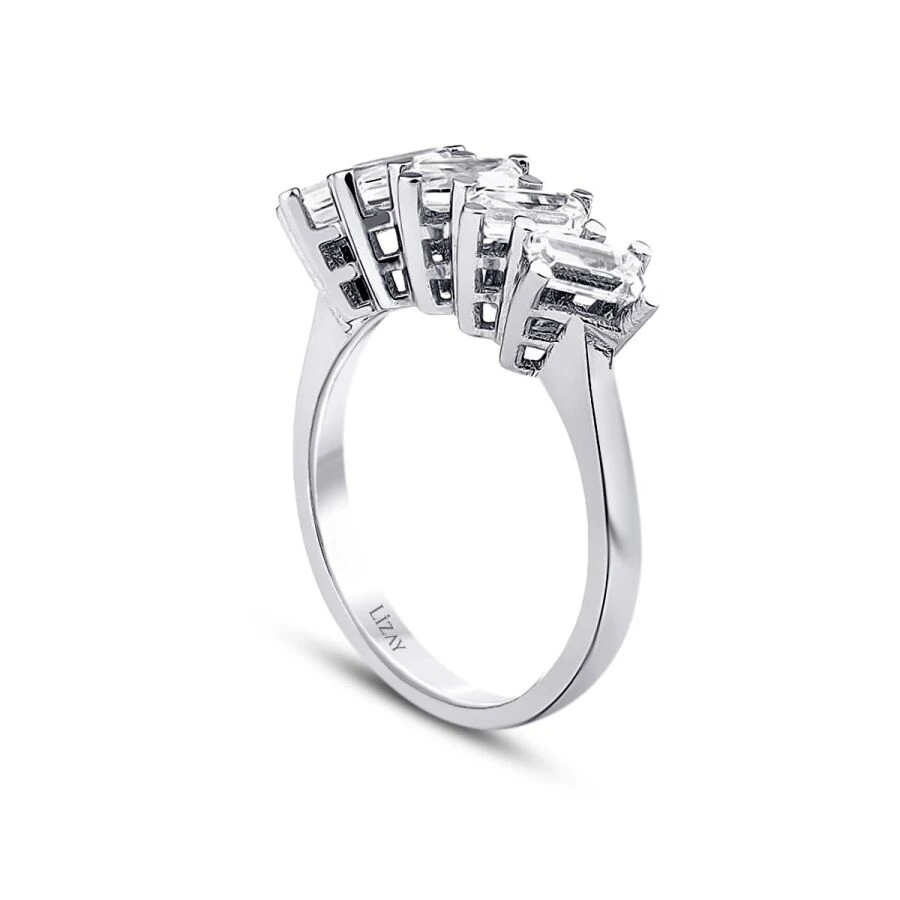 Gold Baguette Five-Stone Ring