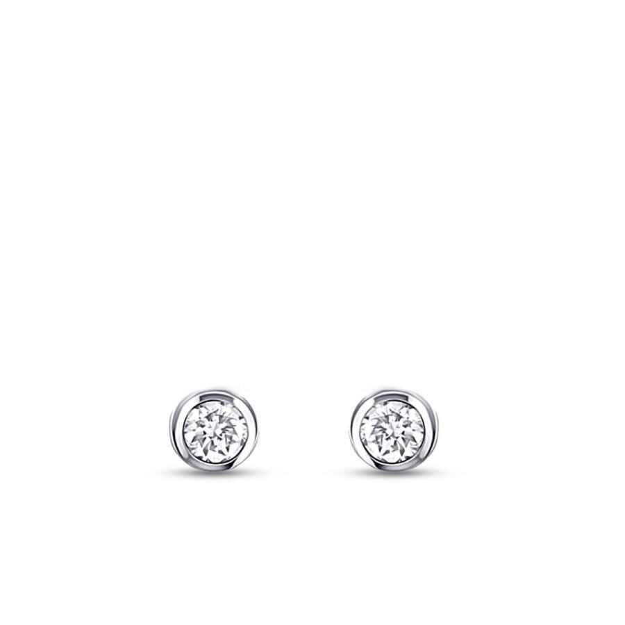 0.08 Carat Diamond Men's Earring