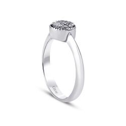 0.14 Carat Diamond Round Ring
