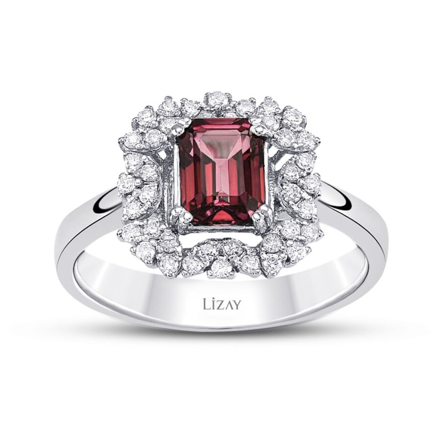 1.48 Carat Diamond Ruby Ring