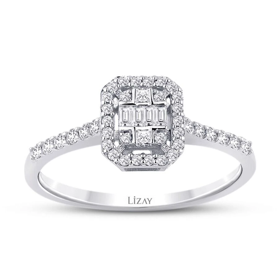 0.35 Carat Diamond Baguette Ring