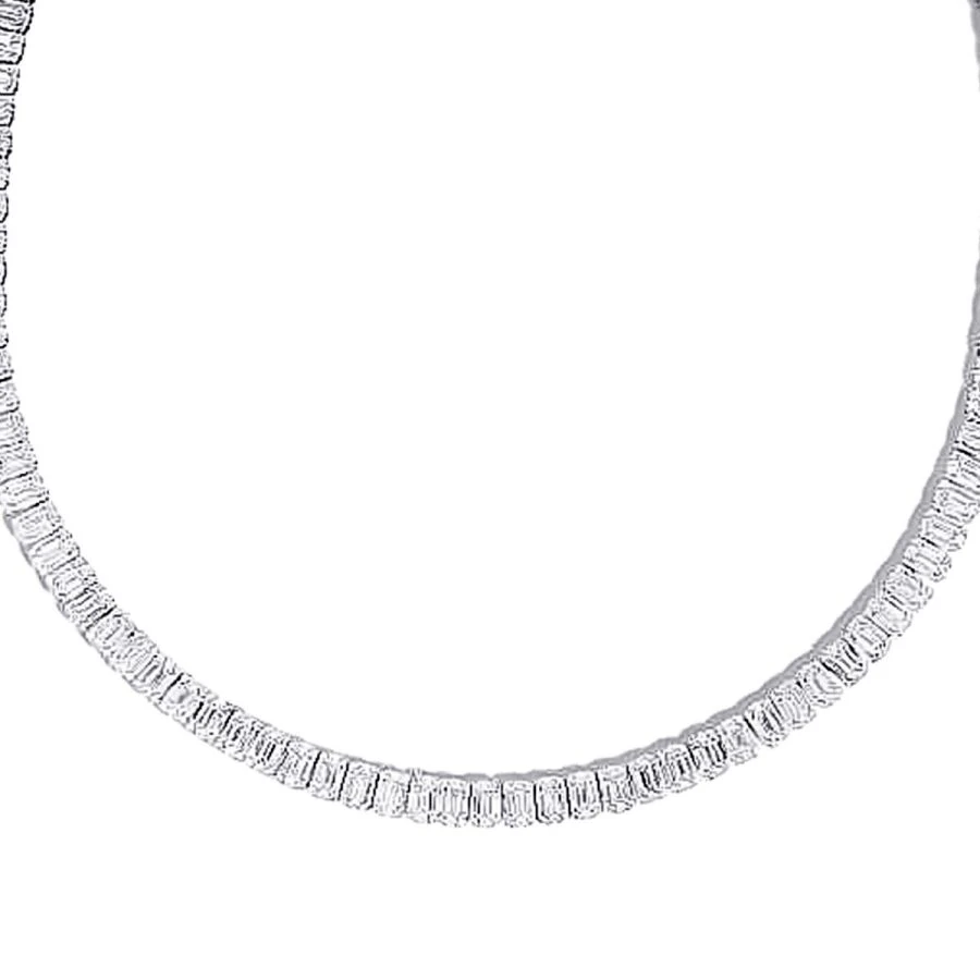 6.64 Carat Diamond Baguette Neckband