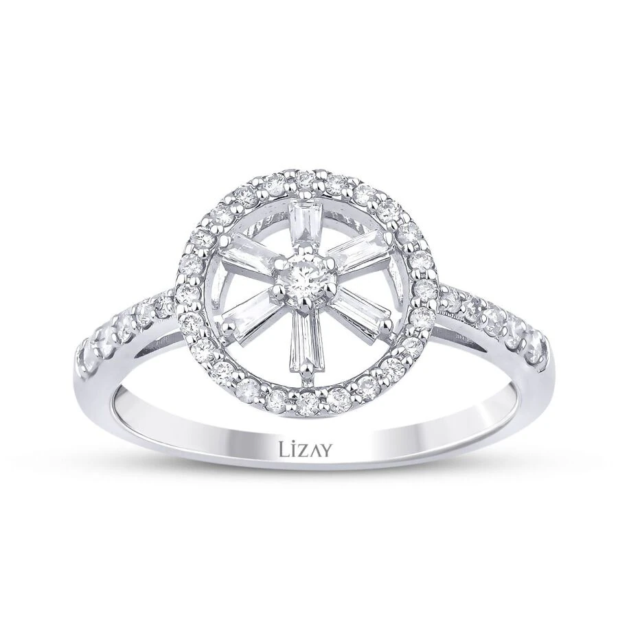 0.36 Carat Diamond Baguette Ring