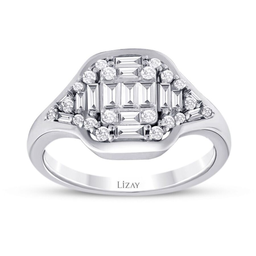 0.40 Carat Diamond Baguette Ring