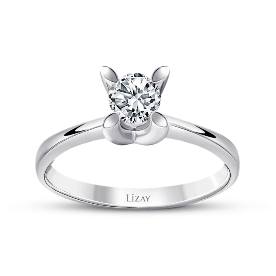 0.20 Carat Diamond Round Solitaire Engagement Ring