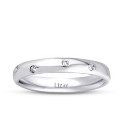 0.08 Carat Diamond Wedding Band