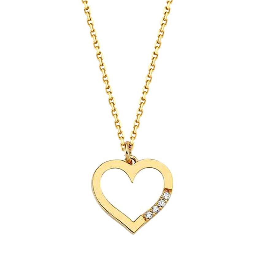 Gold Heart Necklace