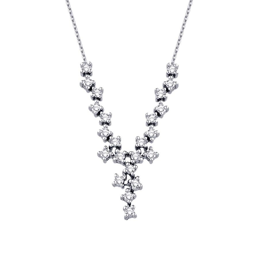 0.42 Carat Diamond Trend Necklace