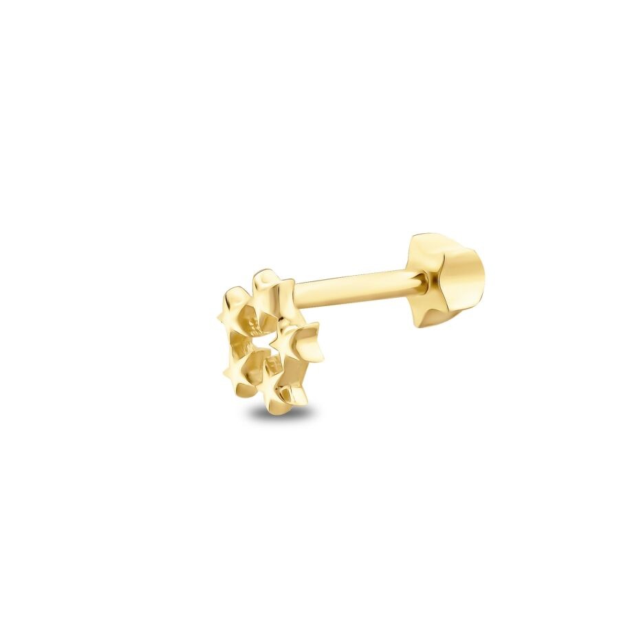 Gold Tragus Earring