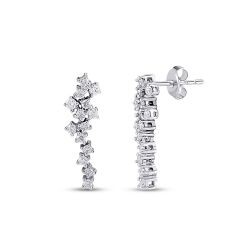 0,67 Karat Diamant Trend Ohrringe