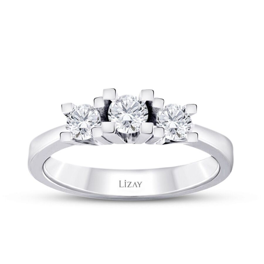0,46 Karat Diamant Tria Ring