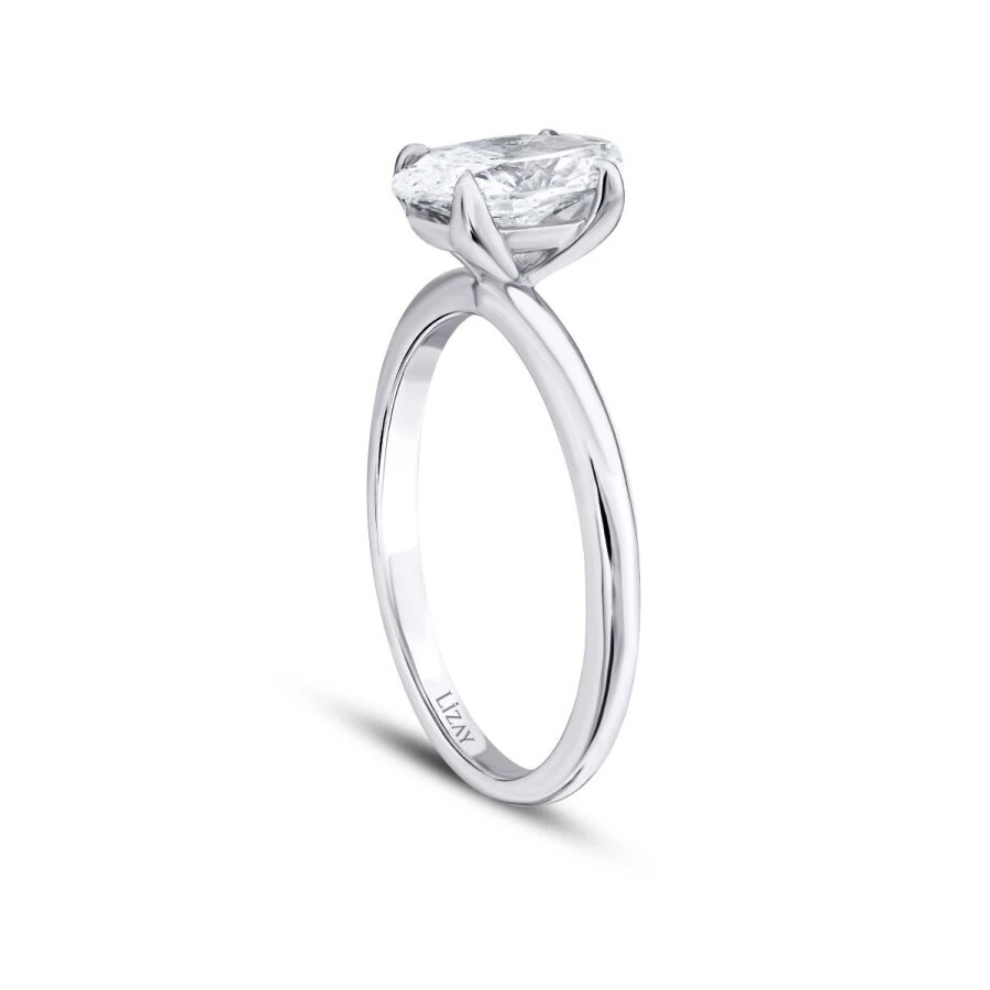 1.17 Carat Diamond Oval Solitaire Engagement Ring