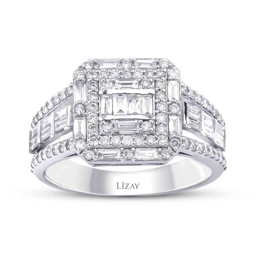 1.00 Carat Diamond Baguette Ring