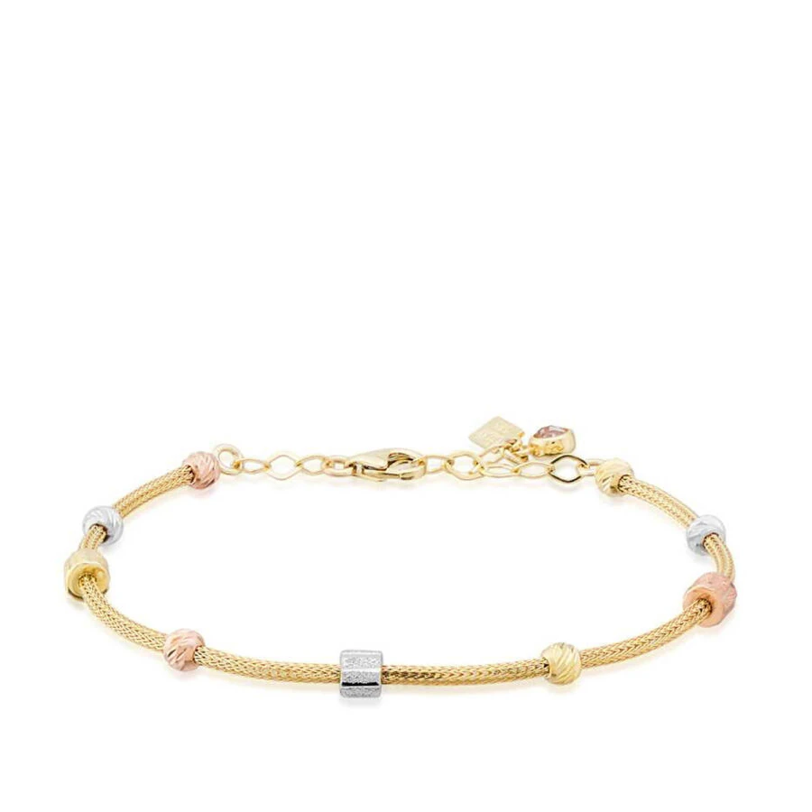Gold Three-Tone Doric Bracelet