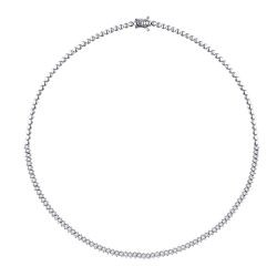 6,87 Karat Diamant Tennis Halskette