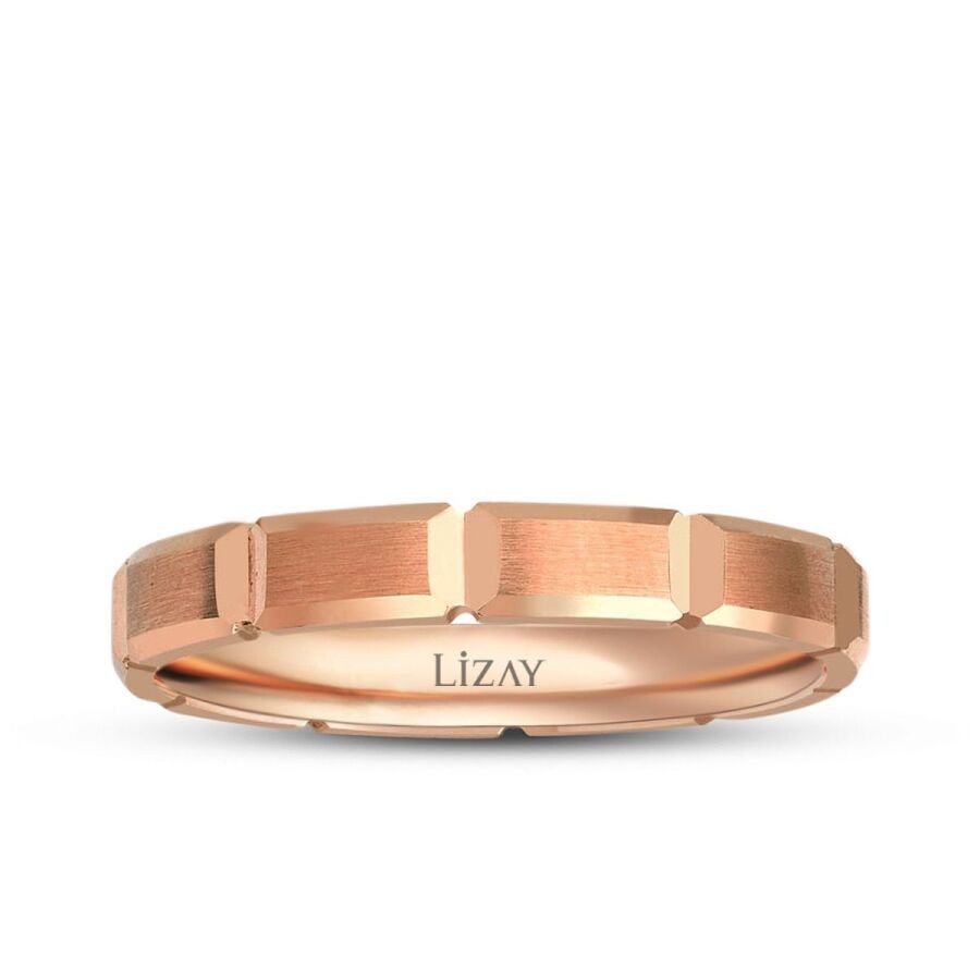 Rose Gold Matt Wedding Band