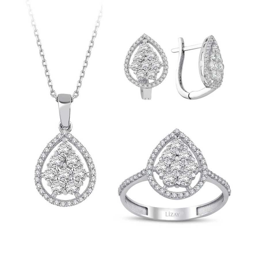 Goldenes Tropfen Set