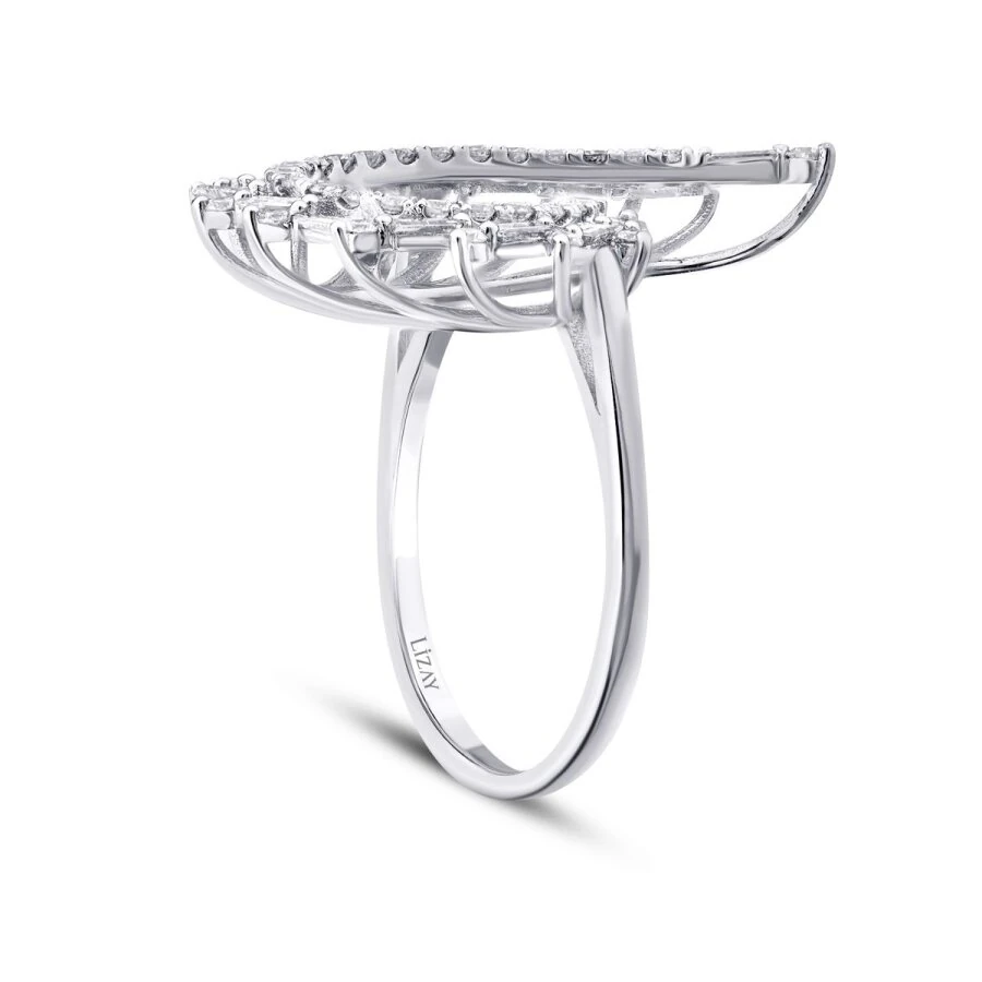 0.93 Carat Diamond Baguette Ring
