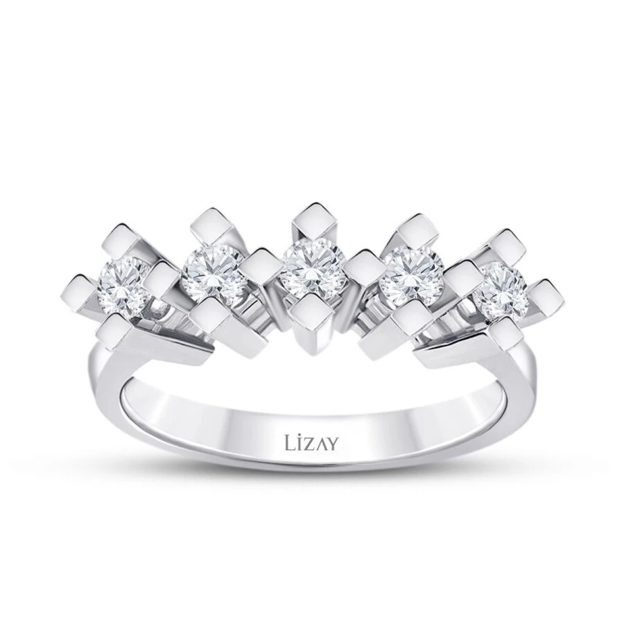 0.80 Carat Diamond Five-Stone Ring