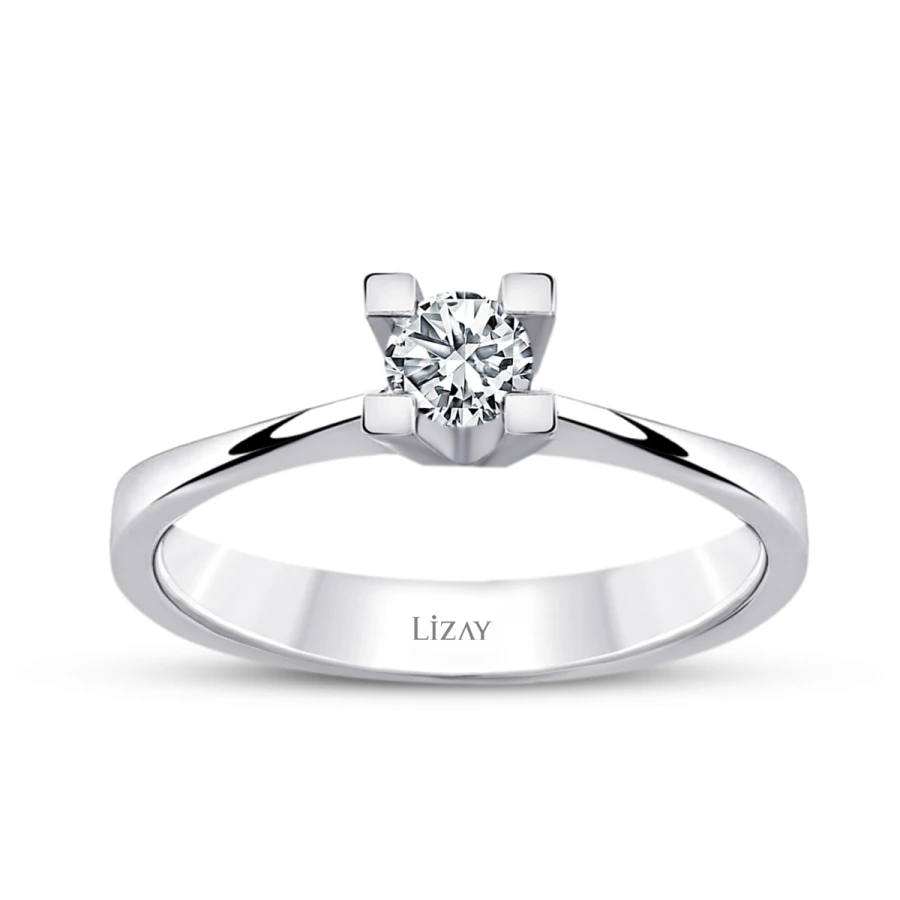 0.40 Carat Diamond Round Solitaire Engagement Ring