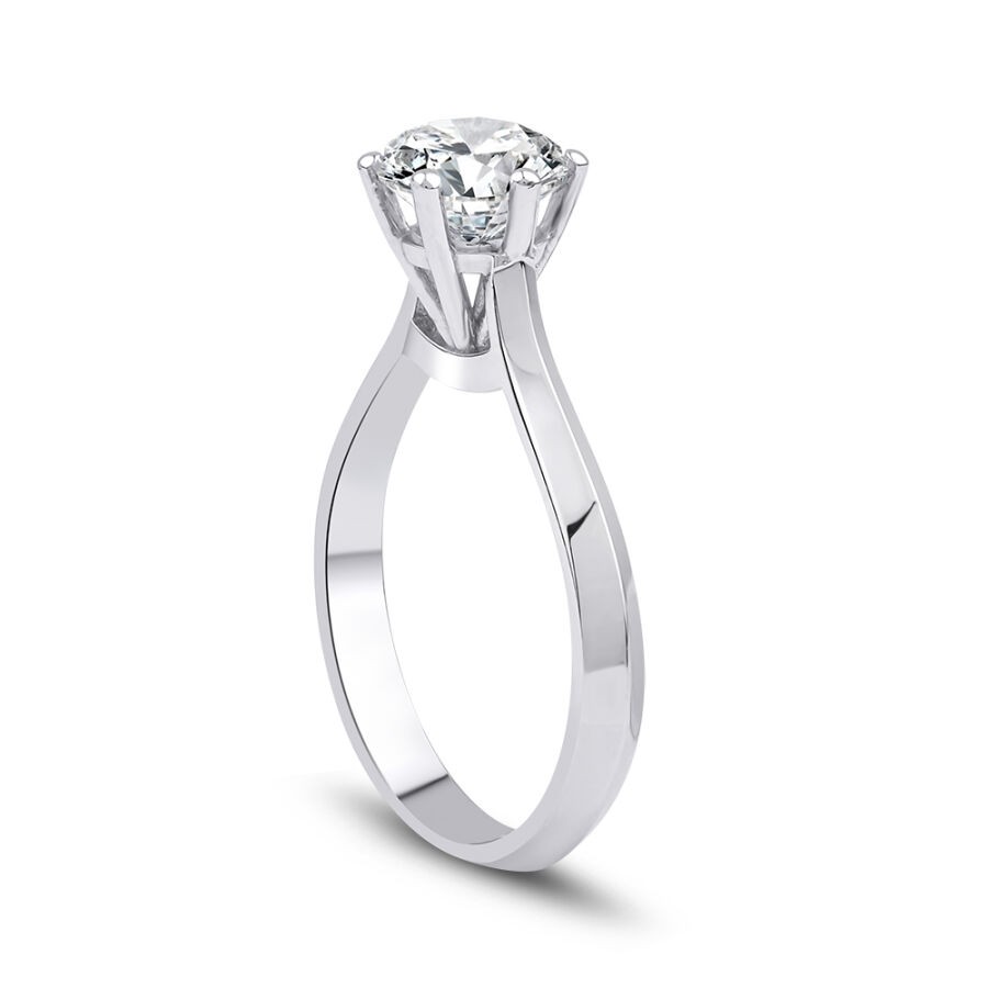 1.50 Carat Diamond Round Solitaire Engagement Ring