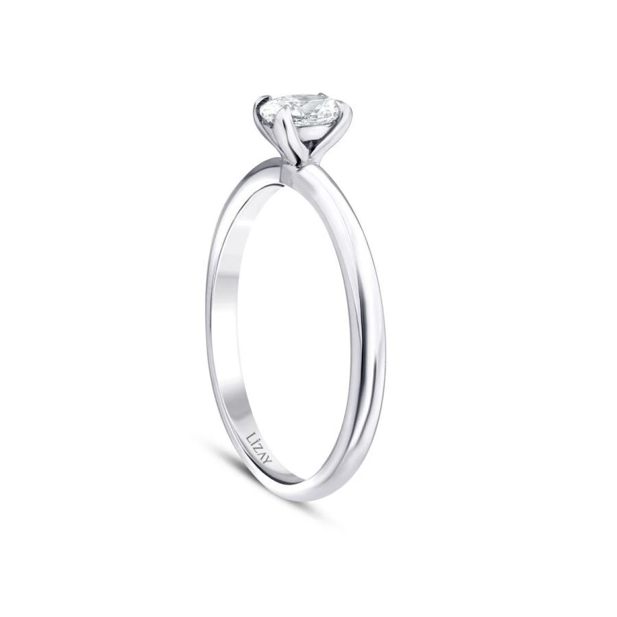 0.60 Carat Diamond Oval Solitaire Engagement Ring