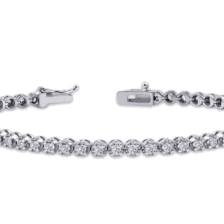 3.66 Carat Diamond Tennis Bracelet