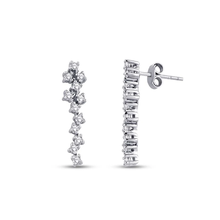 0.74 Carat Diamond Trend Earrings
