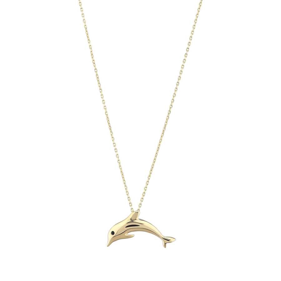 Gold Dolphin Necklace