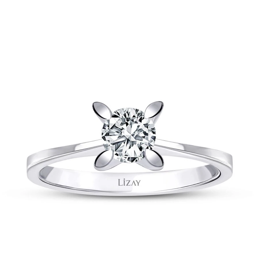 0.50 Carat Diamond Round Solitaire Engagement Ring