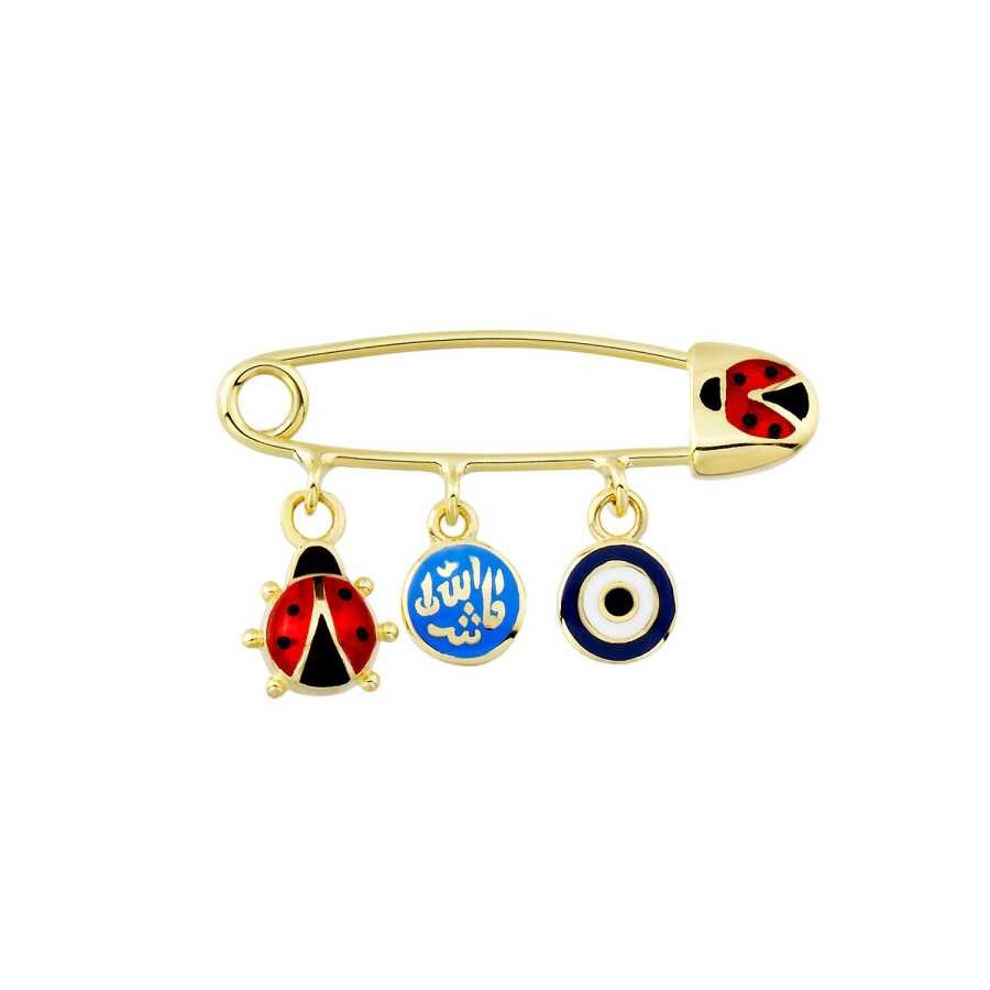 Gold Baby Lapel Pin