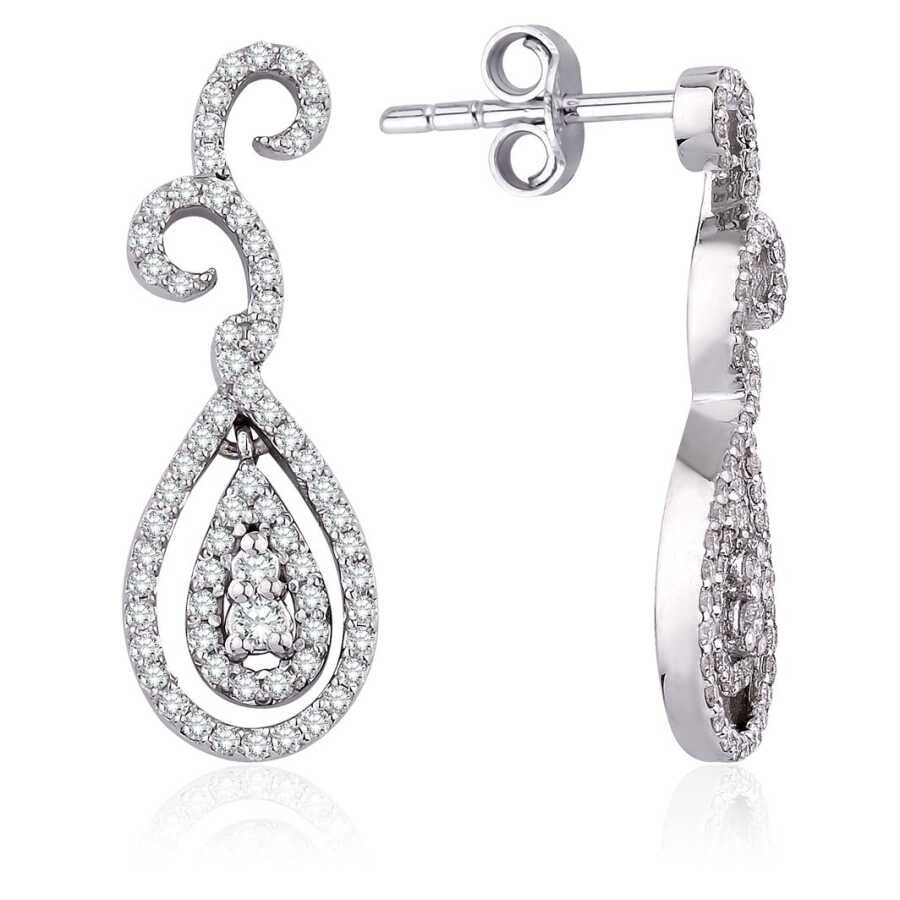 0.56 Carat Diamond Trend Earrings