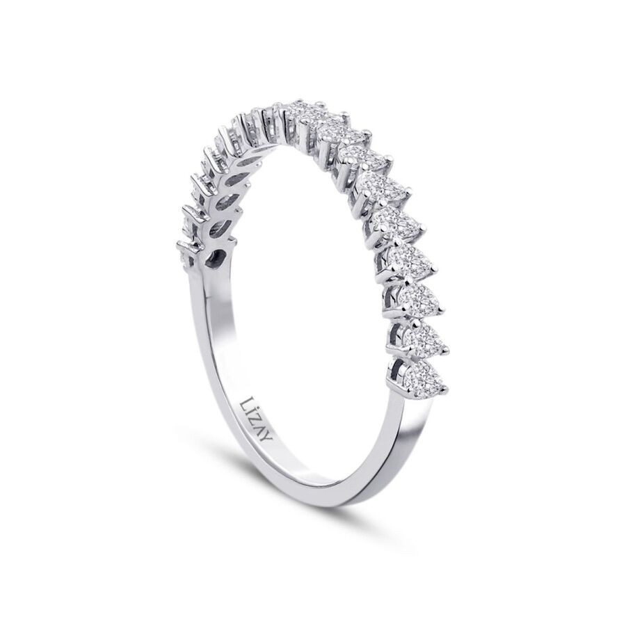 0.55 Carat Diamond Half-Eternity Ring