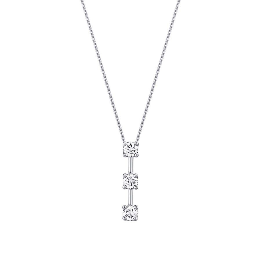 0.46 Carat Diamond Tria Necklace