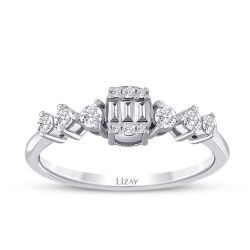 0.32 Carat Diamond Baguette Ring