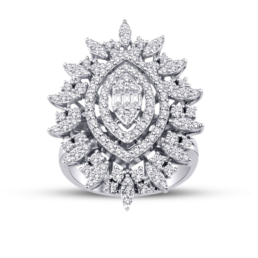 1.48 Carat Diamond Baguette Ring