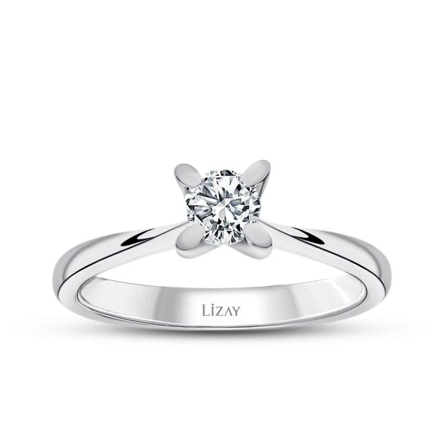0.30 Carat Diamond Round Solitaire Engagement Ring