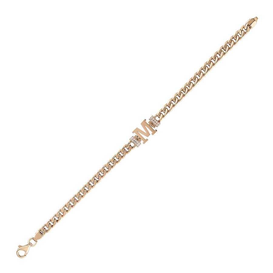 Gold Letter Bracelet