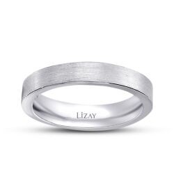 White Gold Plain Wedding Band
