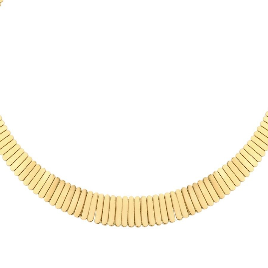 Goldene Gemusterte Halskette