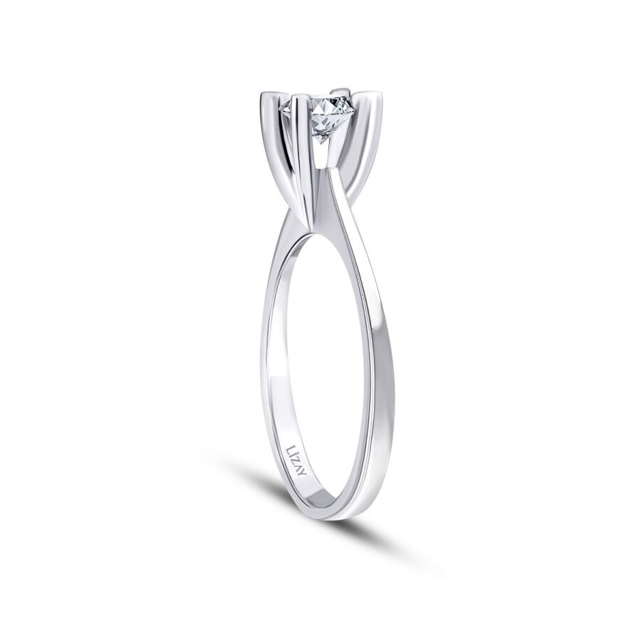 0.50 Carat Diamond Round Solitaire Ring
