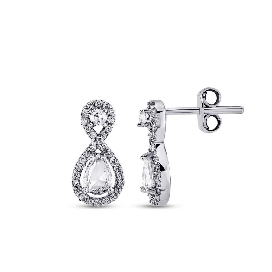 0.46 Carat Diamond Earrings