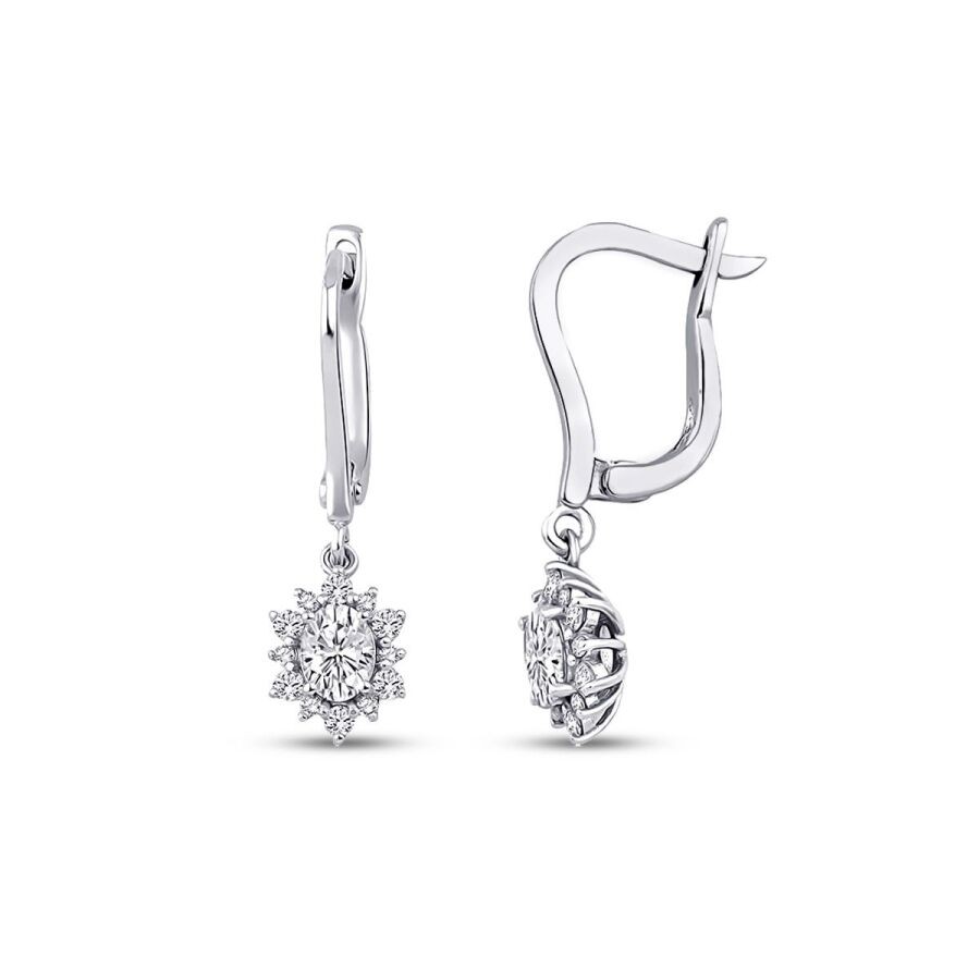 0,87 Karat Diamant Trend Ohrringe