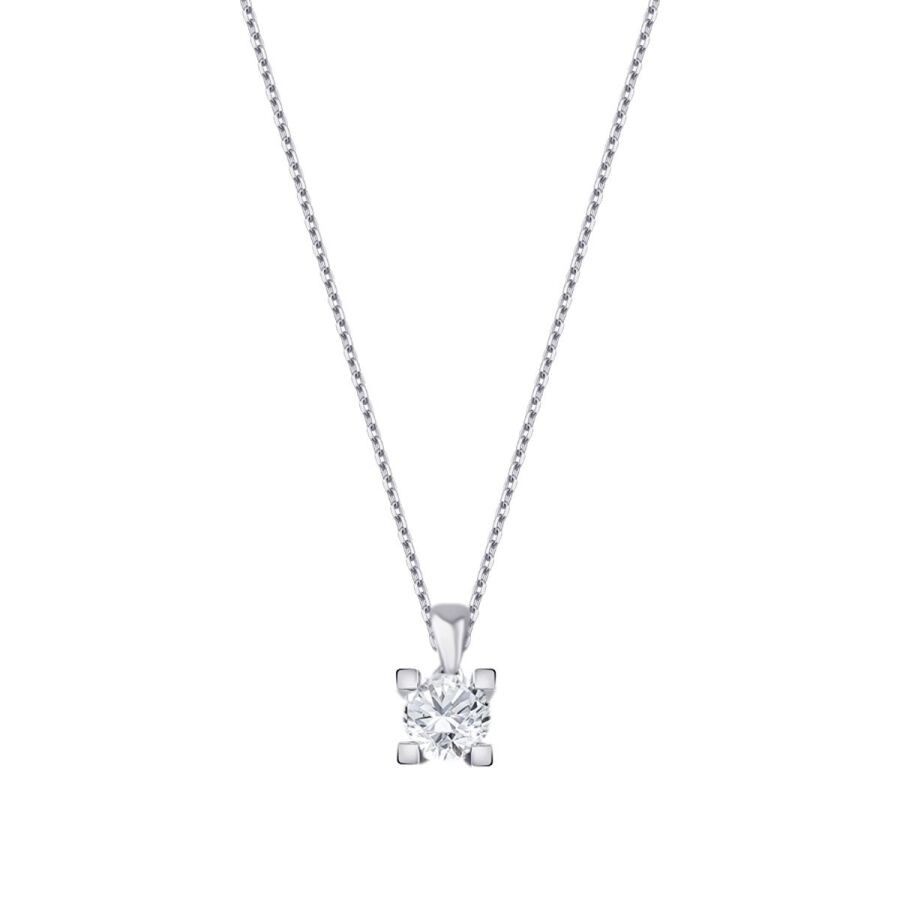 0.50 Carat Diamond Solitaire Necklace