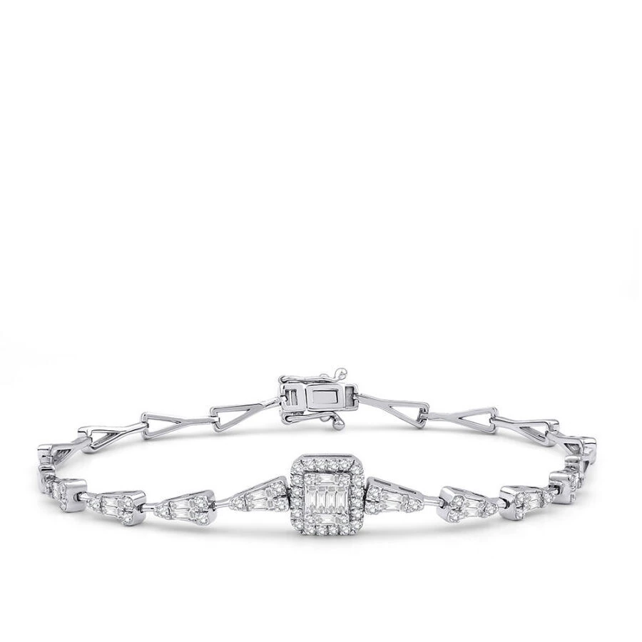 0.81 ct. Diamant Baguette Armband