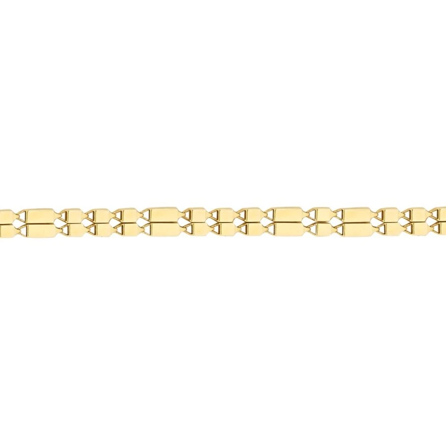 Gold Disc-Pattern Bracelet