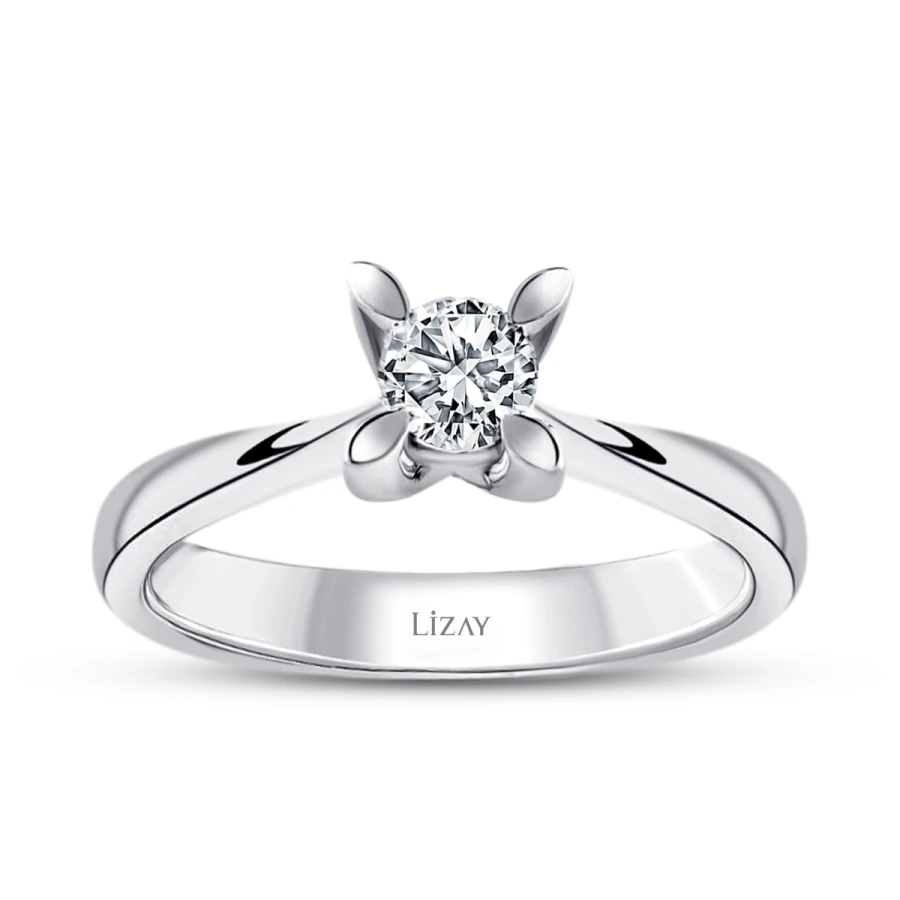 0.25 Carat Diamond Round Solitaire Engagement Ring