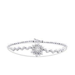 0.73 Carat Diamond Baguette Bracelet