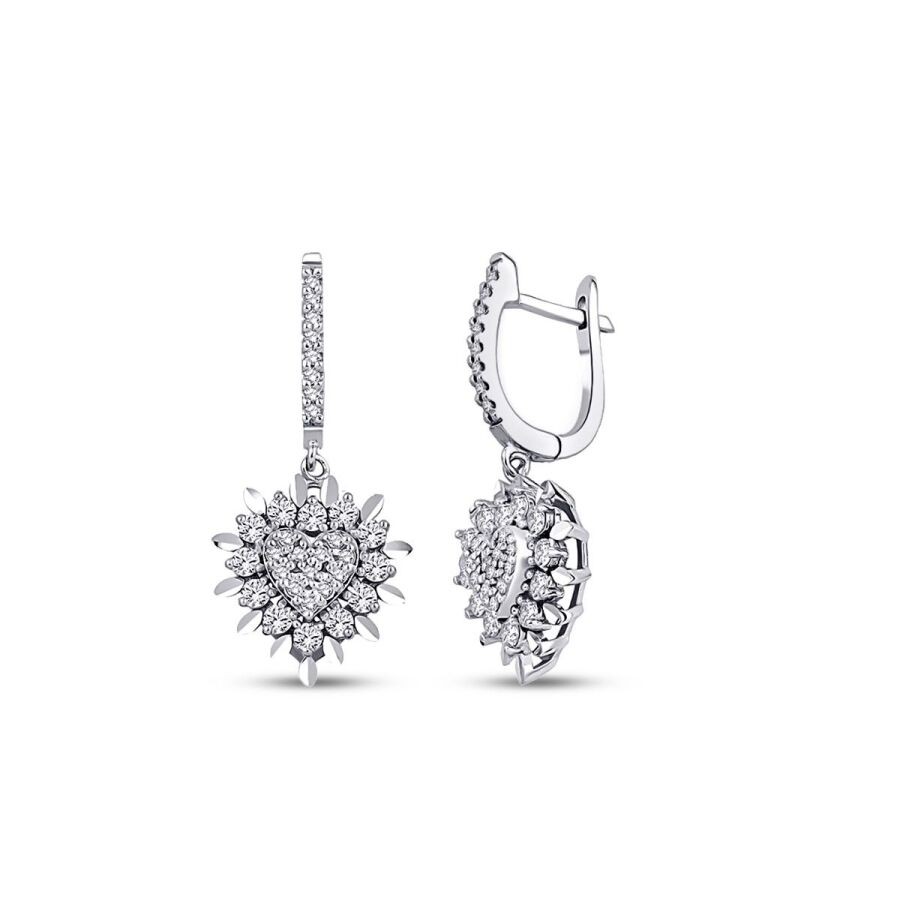 0.91 Carat Diamond Trend Earrings