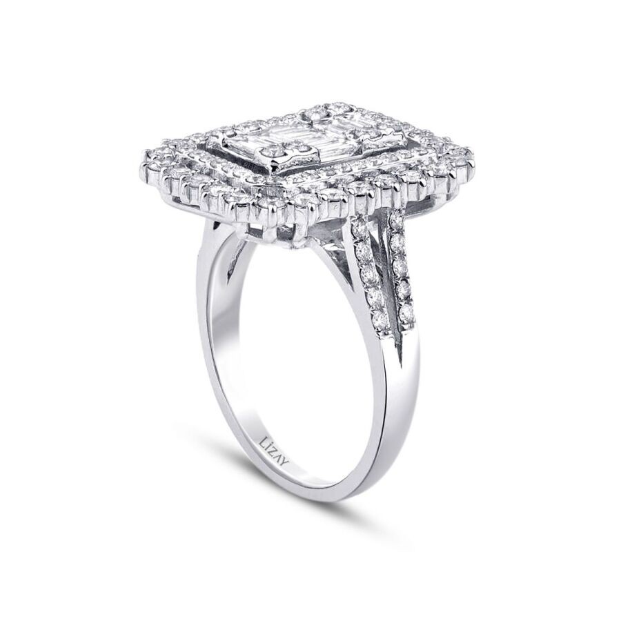 1.14 Carat Diamond Baguette Ring